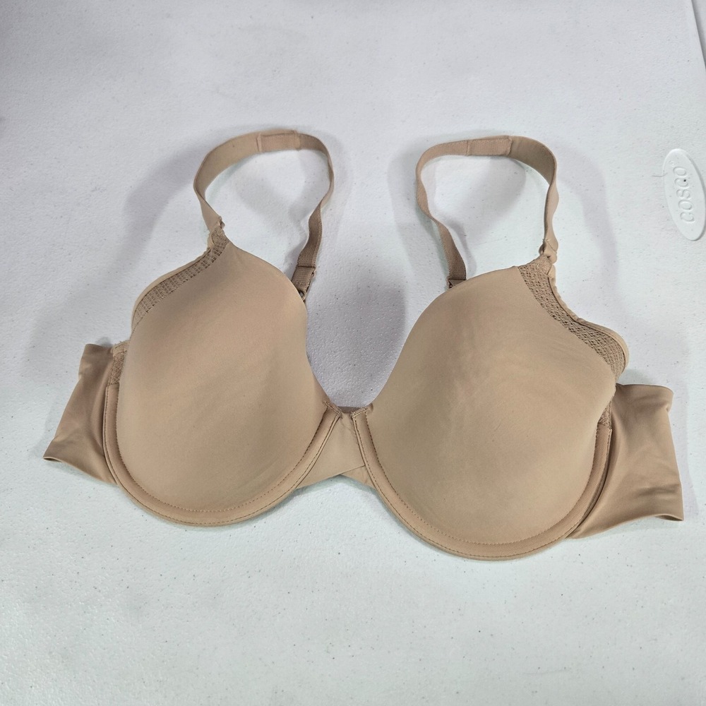 Warner's Women Bra 34C Beige Simply Perfect Push‎ Up Lift Underwire Adjustable